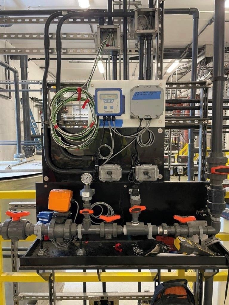 Installation of Wire Termination for the Chemical Feed Instruments